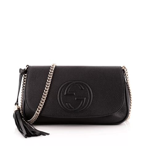 black and white gucci crossbody bag|Gucci black crossbody bag.